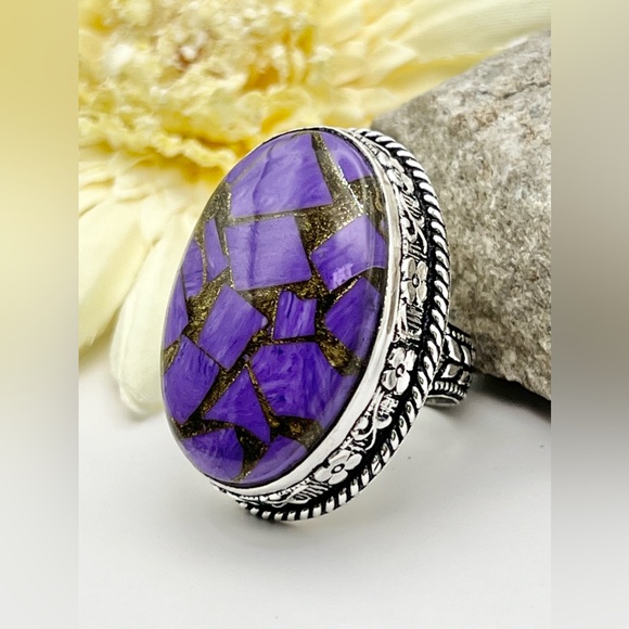 CHAROITE RING - Picture 7 of 10
